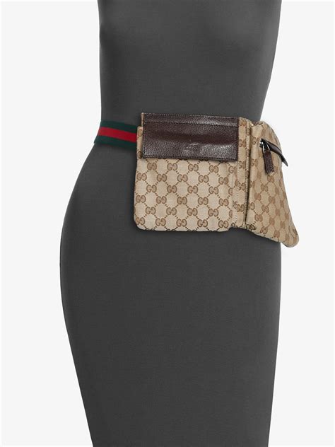 womens gucci waist pouch|Gucci belt bag original price.